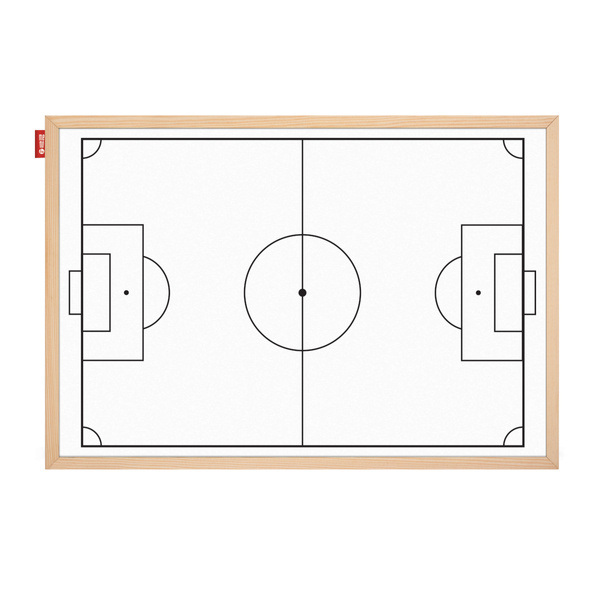 Tablica taktyczna suchościeralno-magnetyczna Memobe boisko do piłki nożnej 90x60cm