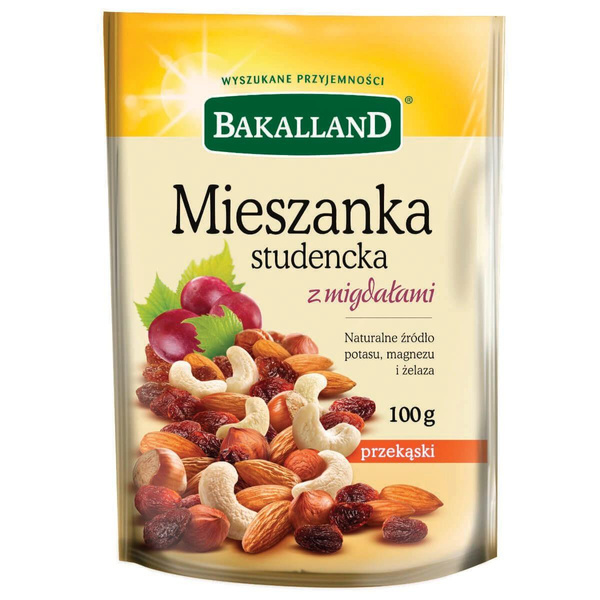 Mieszanka studencka z migdałami Bakalland 100g