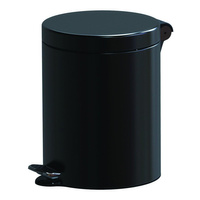 Kosz biurowy ze stali powlekanej Alda Freedom Fresh 5l czarny