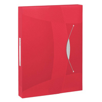 Teczka z gumką Esselte Vivida A4 40mm czerwony