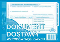 Dokument dostawy wyrobów węglowych A5 wielokopia