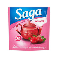 Herbata Saga malinowa 20 torebek