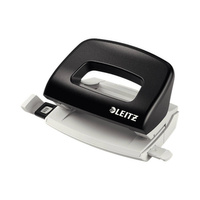 Dziurkacz biurowy Leitz mały (10 kartek) czarny