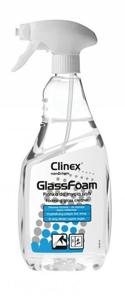 Pianka do mycia szyb Clinex Glass Foam 650ml