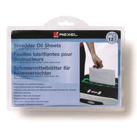 Arkusze smarujące Rexel do niszczarek 12 arkuszy