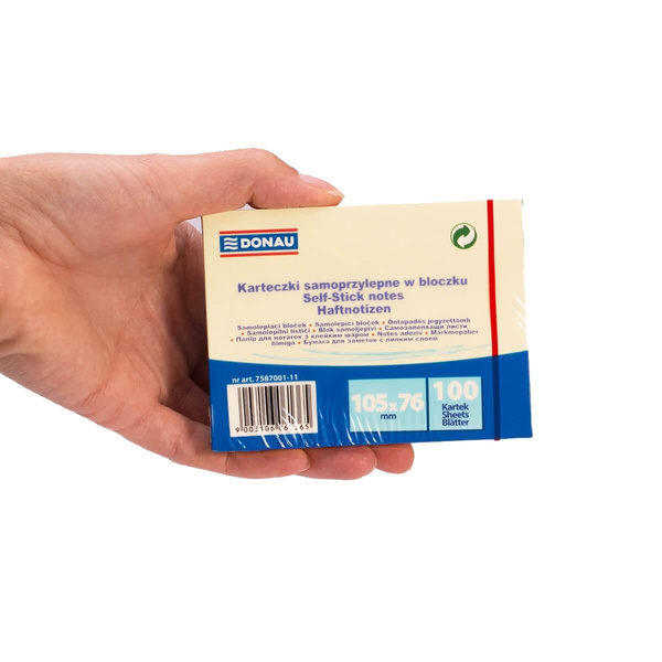 Karteczki samoprzylepne 105x76mm Donau