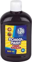 Farba plakatowa w butelce 500ml czarna Astra