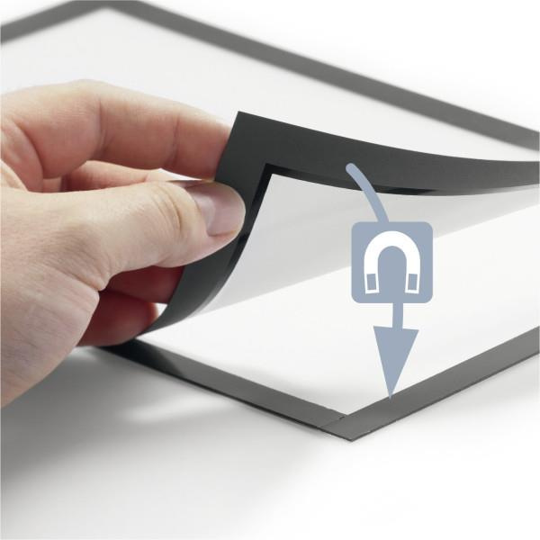 Ramka magnetyczna A3 Durable Magaframe samoprzylepna zielony