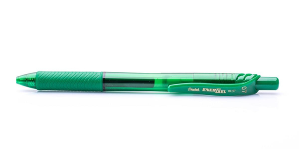 Pióro kulkowe Pentel BL107 Energel 0.7mm zielony