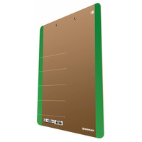 Podkładka z klipsem A4 Donau Life zielony