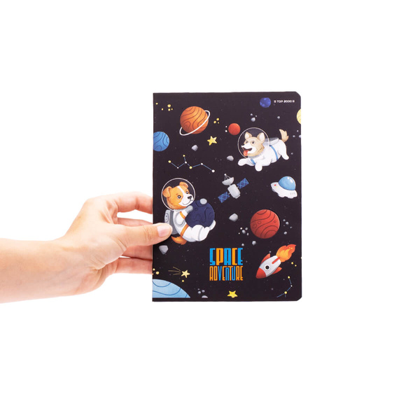 Zeszyt A5 16 kartek linia podwójna kolorowa Top 2000 Space Adventure