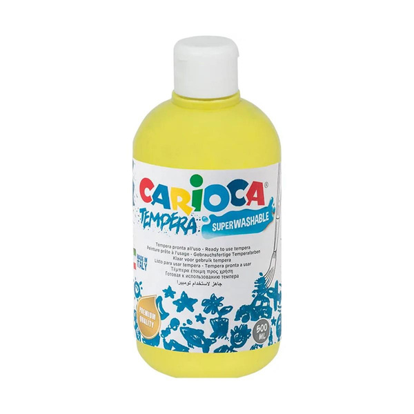 Farba tempera cytrynowa 500ml Carioca