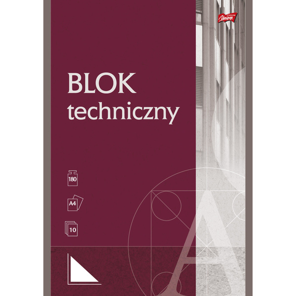 Blok techniczny A4 10 kartek Unipap