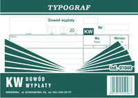 KW Dowód wypłaty A6