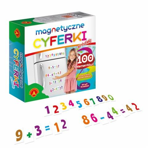 Cyferki magnetyczne na lodówkę Alexander