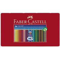 Kredki Faber Castell Grip 2001 36 kolorów metalowe pudełko