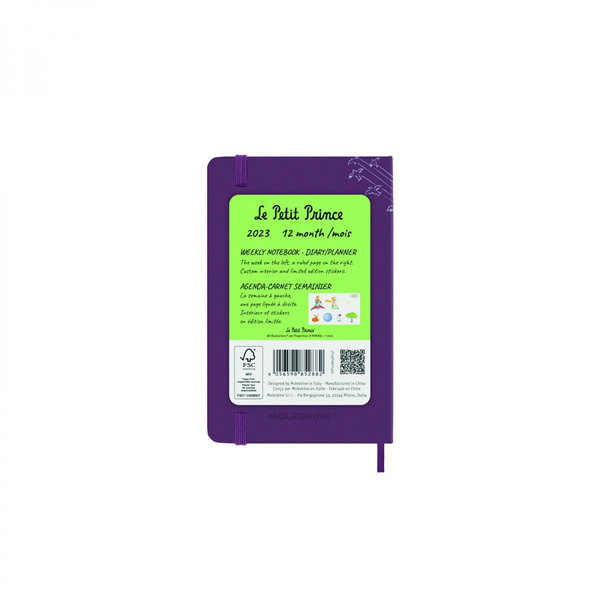 Kalendarz tygodniowy Mały Książę Fly Moleskine 2026