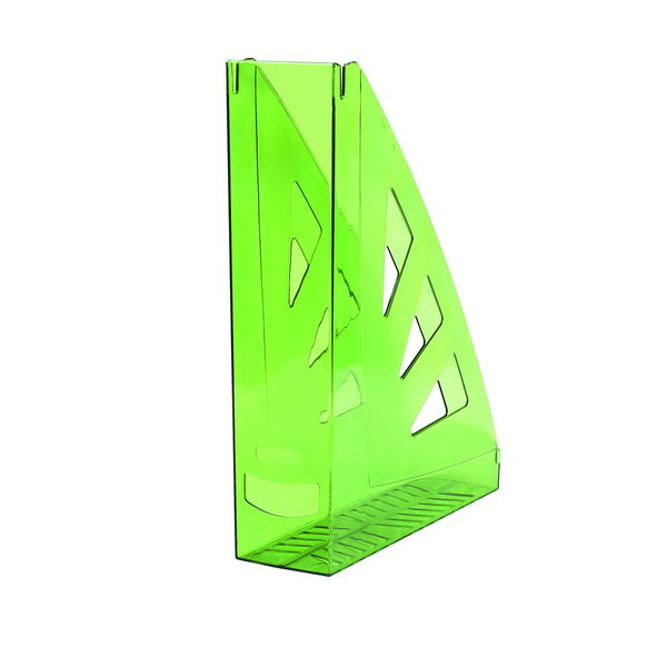 Pojemnik na dokumenty ażurowy A4 Office Products transparentny zielony