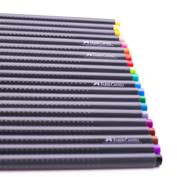 Cienkopisy Faber Castell Grip 20 kolorów