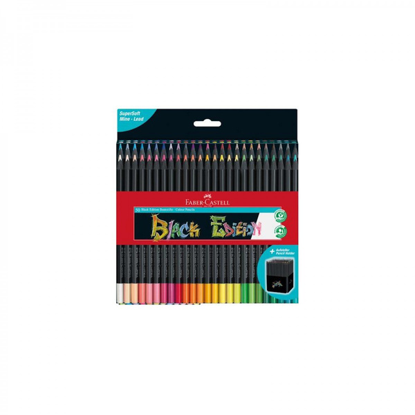 Kredki trójkątne Faber Castell Black Edition 50 kolorów