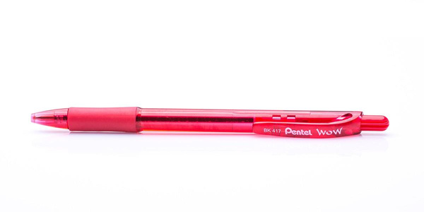 Długopis automatyczny Pentel BK417 czerwony