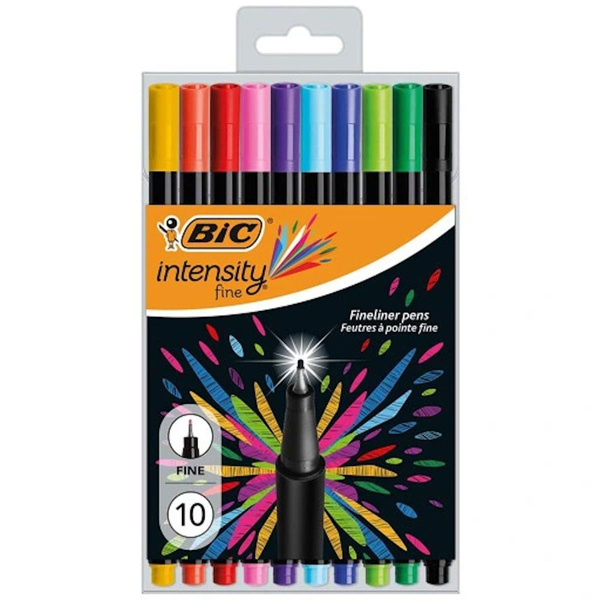 Cienkopis Bic Intensity Fine 10 kolorów