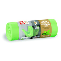 Worki na śmieci z uszami Anna Zaradna miętowe 35l