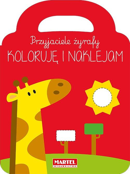 Kolorowanka Przyjaciele żyrafy - Koloruję i naklejam