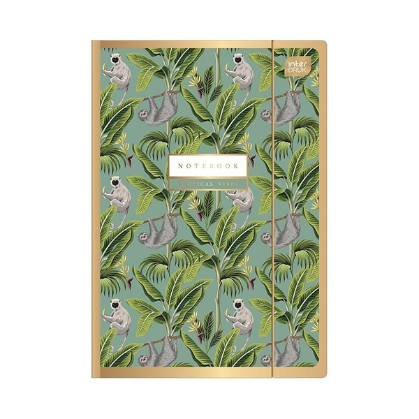 Teczka z gumką dla dzieci A4+ Metallic Gold