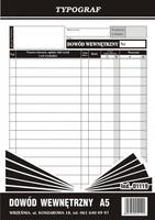 Dowód wewnętrzny A5, samokopiujący