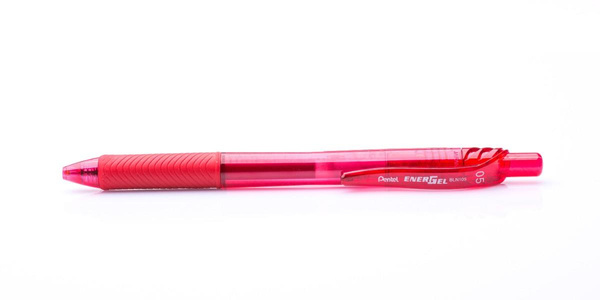 Długopis automatyczny Pentel BLN105 EnerGel czerwony