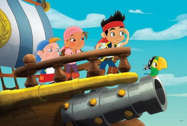 Puzzle 24 maxi Jake i piraci z Nibylandii Trefl