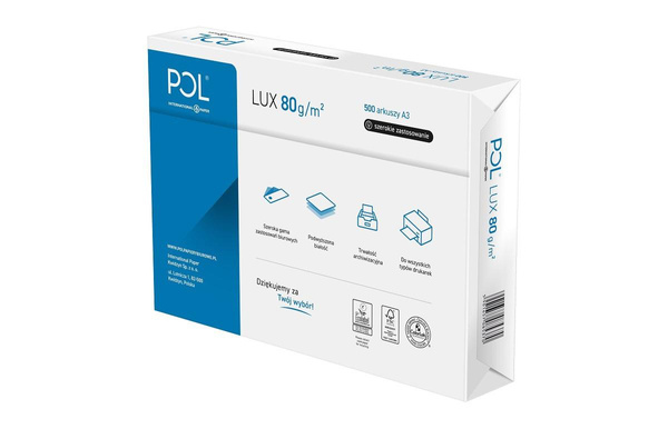 Papier ksero A3 80g Pollux