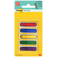 Zakładki indeksujące Post-it 3M strzałki 5 kolorów po 20 sztuk 12x43mm 684-ARR1