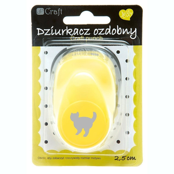 Dziurkacz ozdobny Kot 2,5cm Dp Craft