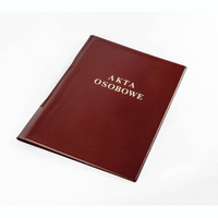 Teczka do akt osobowych Panta Plast  bordowy