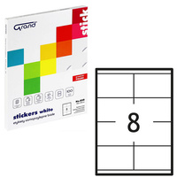 Etykiety samoprzylepne Grand 105x70 mm