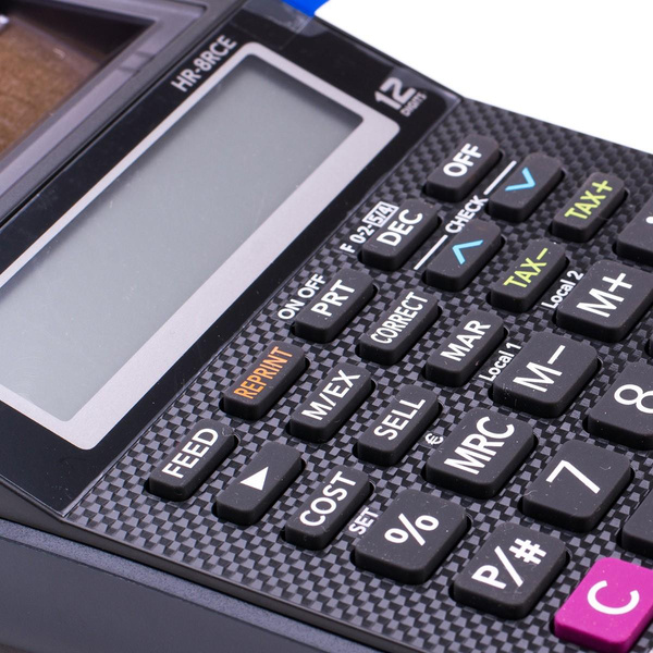 Kalkulator z drukarką Casio HR-8RCE