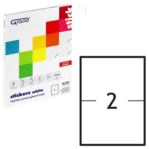Etykiety samoprzylepne Grand 210x148 mm
