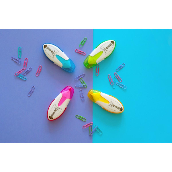 Kolorowe spinacze kasetka 28mm pastelowe Memobe a100