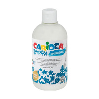 Farba tempera biała 500ml Carioca