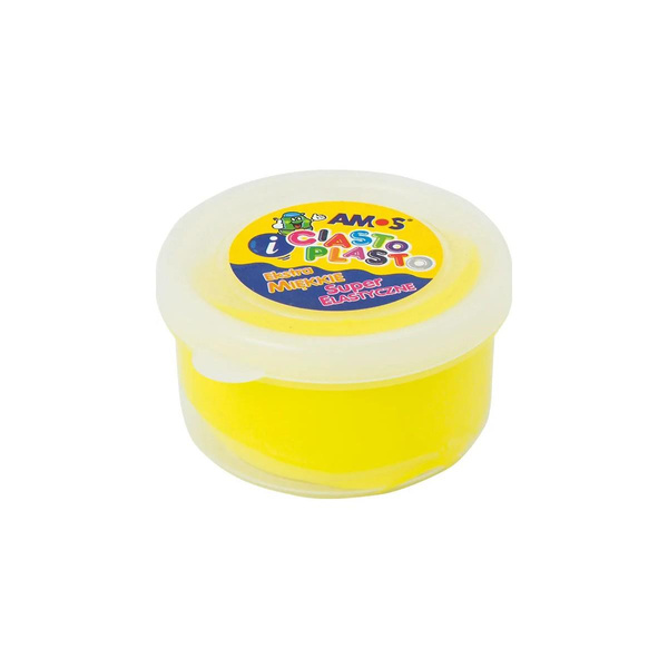 Masa plastyczna Ciasto Plasto Amos 30g żółta