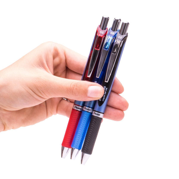 Cienkopis żelowy Pentel BLN75 czerwony