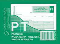 PT Protokół przekazania/przejęcia środka trwałego A6