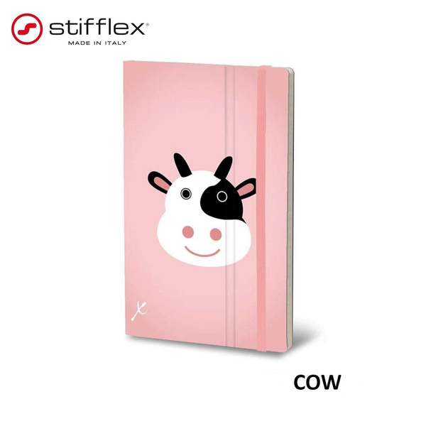 Notatnik Stifflex Cow 13x21cm 192 strony Krowa