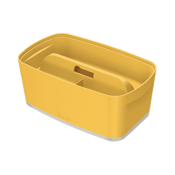 Pojemnik z pokrywką Leitz MyBox Cosy żółty