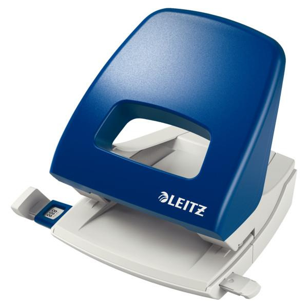 Dziurkacz Leitz duży (25 kartek) niebieski