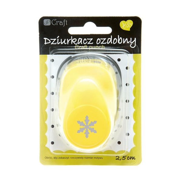 Dziurkacz ozdobny Śnieżynka 2,5cm Dp Craft