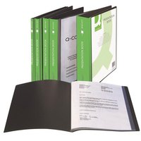 Teczka ofertowa Q-Connect A4 60 koszulek z kieszenią opisową