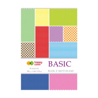 Blok z motywami HappyColor A4 15 arkuszy Basic